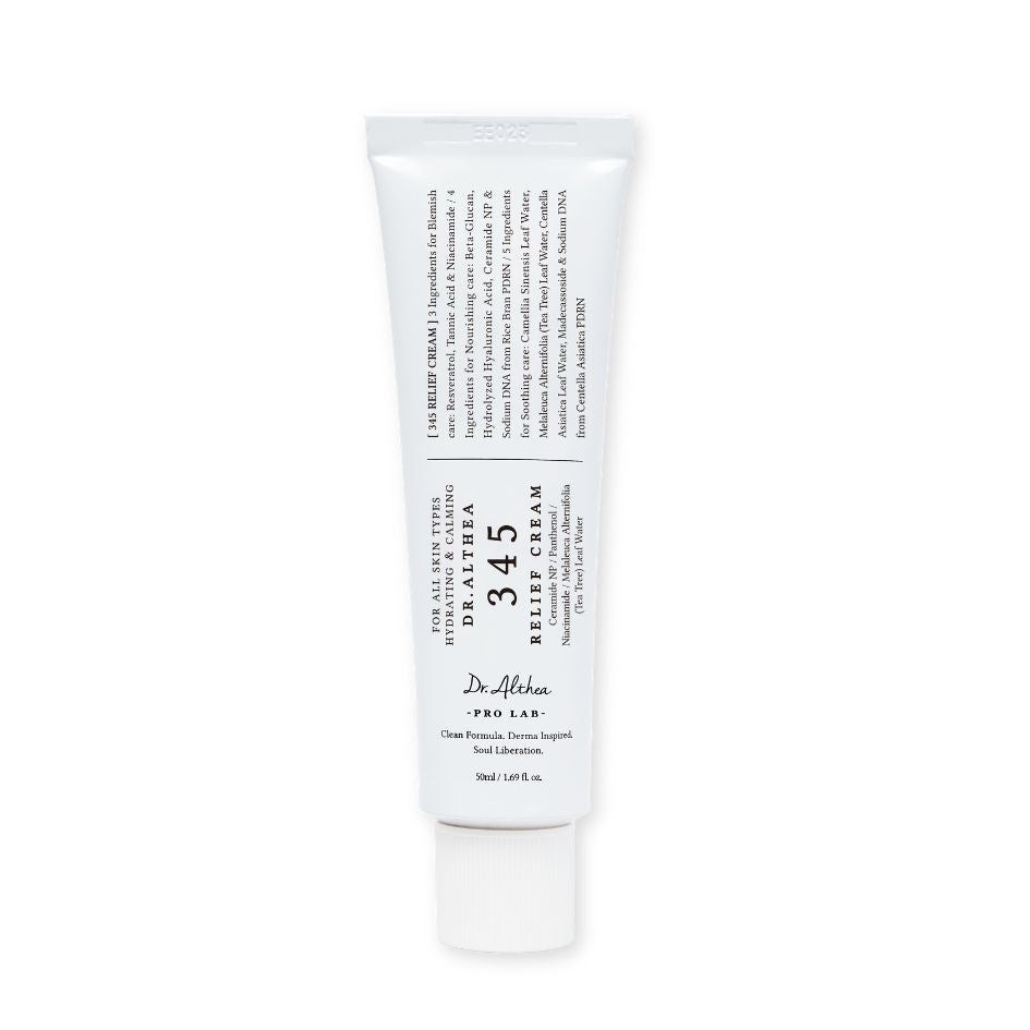 Dr. Althea - 345 Relief Cream (Akne Sonrası Bakım Yapan Besleyici ve Nemlendirici Resveratrollü Krem) 50ml