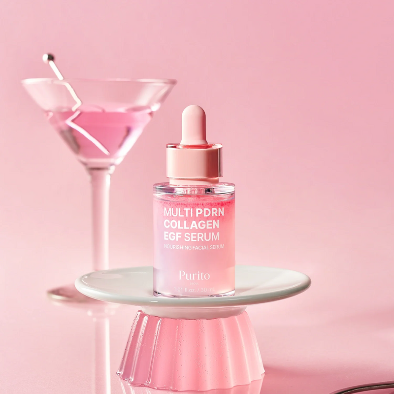 Purito - Multi PDRN Collagen EGF Serum (Donukluk ve Elastikiyet Kaybı Önleyici PDRN, EGF ve Vegan Kolajenli Serum) 30ml