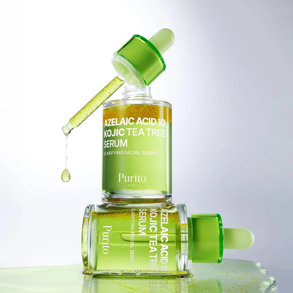 Purito - Azelaic Acid 10 Kojic Tea Tree Serum (Leke Görünümü ve Cilt Pürüzleri İçin %10 Azelaik Asit ve Kojik Asit İçeren Serum) 30ml