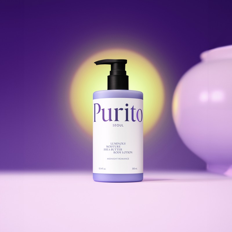 Purito - Luminous Moisture Shea Butter Body Lotion (Nemlendirici ve Besleyici Kokulu Vücut Losyonu) 300ml